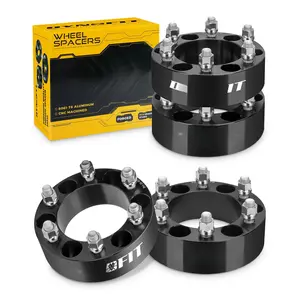 6x5.5 To Forged 2inch Wheel Spacers Adapters For 1999-2024 Silverado 1500 Sierra Yukon 2019-2024 Ram | Set Of 4 Compatible With Chevrolet Gmc Cadillac 6x139.7 M14x1.5 Studs