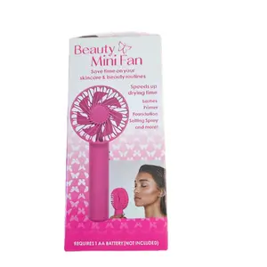 Beauty Mini Fan - Lightweight Air Dry Fan for Skincare Routines, Hot Flashes, Summer Days & Everyday Use, No Battery Included, Ideal for Hand Use