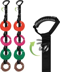 2 Sets Adjustable Extension Cord Organizer Heavy Duty Extension Cord Management Hose Organizer Garage Organization System