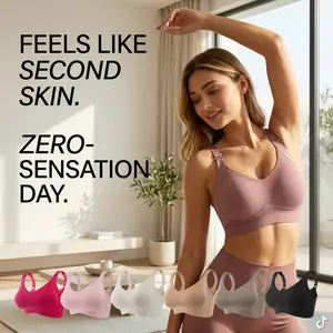 3/4/5/6Pcs C Women's Solid Color Wireless Bra, Comfortable Breathable Elegant Seamless Push Up Bra, Underwear for Women, Softness Underwear for All Seasons, Bras for Women