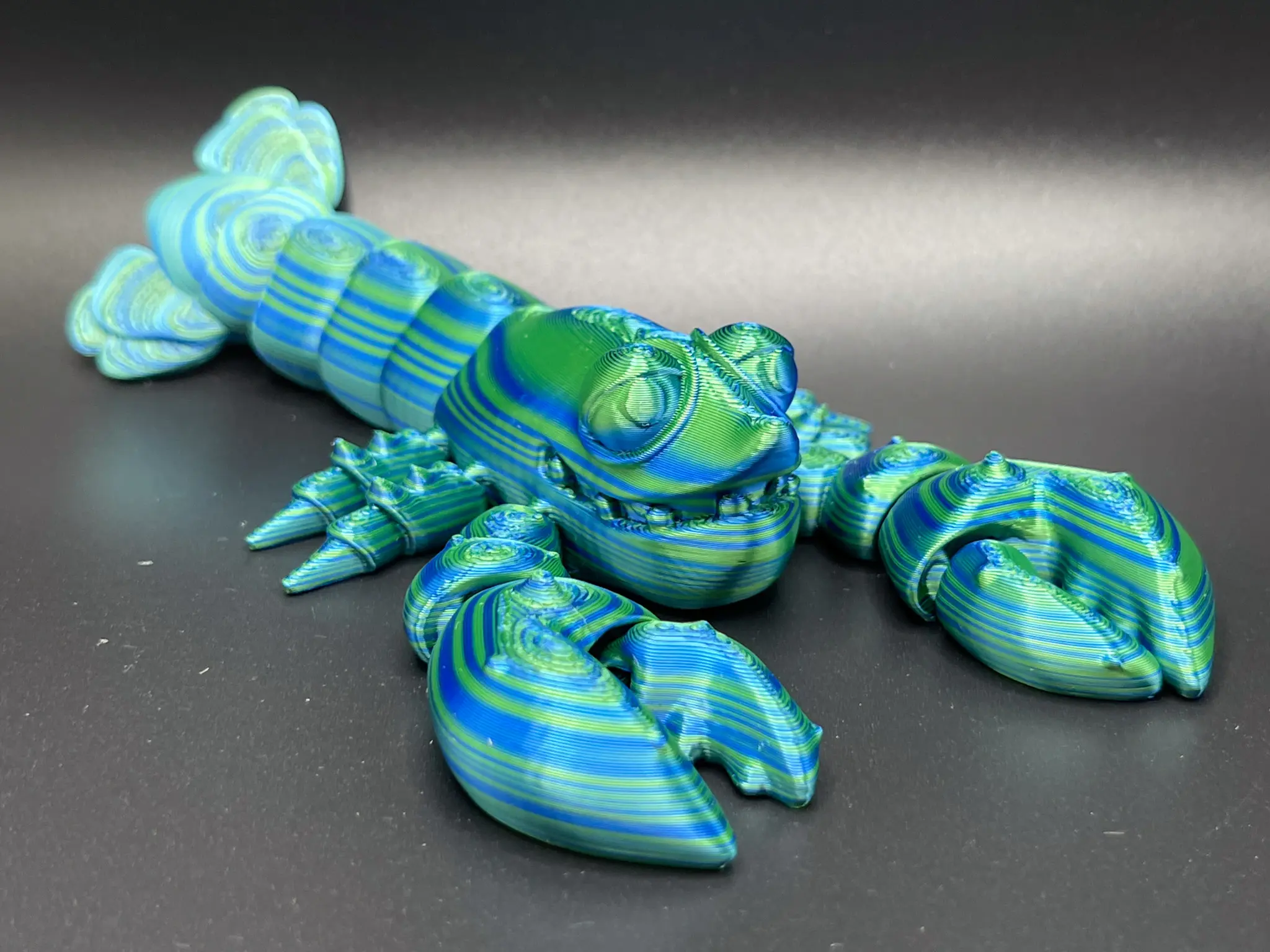 3D Printed Lobster Ocean Fantasy Figurine Collectible