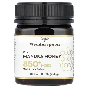 Wedderspoon Raw Manuka Honey, MGO 850+, 8.8 oz (250 g)
