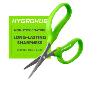 Garden Scissors Small Pruning Shears Gardening Snips Non-Stick Coating Sharp Steel Blade for Precise Cutters Bonsai Trimmer for Plants Flower Herb