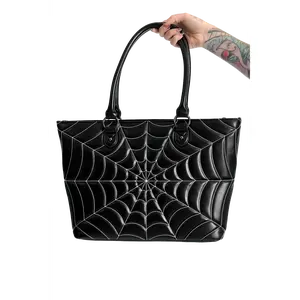 Foxblood Spiderweb Tote Bag