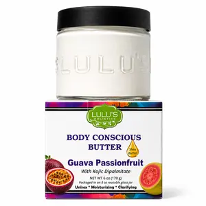 Guava Passionfruit Kojic Whipped  Shea Body Butter – Uneven Looking Skin
