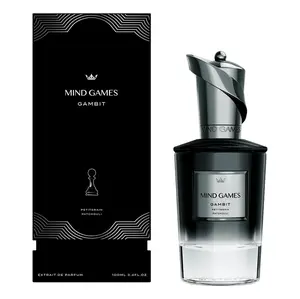 Unisex Gambit Extrait de Parfum by Mind Games - 3.4 oz Bottle with Confident and Fiery, Daring and Inspiring, Fruity Fragrance Notes