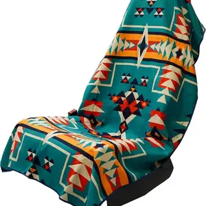 Velocity Blitz Green Car Seat Cover Towel – Full Size Quick Dry Athletic Towel, Sweat Resistant Seat Protector for Running, Gym, Travel & Outdoor Fitness