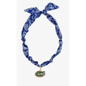 Florida Gators CANVAS Style Bandana Scarf Necklace