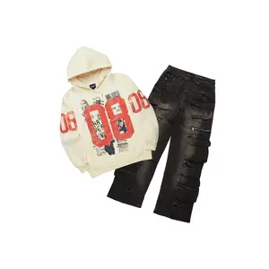 Grill Sand Hoodie/Baggy Fit Jean Bundle