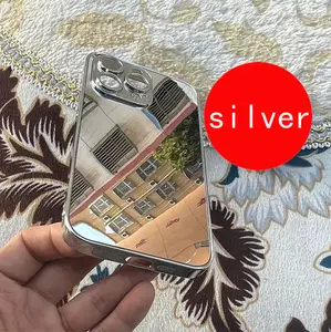 for iPhone 17 16 15 14 13 pro max 12 xs 11 8 Plus Case XR SE3 Case SE2 Mini 7 Case Gold Mirror Drop Resistant Mirror Makeup phone case