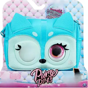 Purse Pets, Metallic Mood Flashy Frenchie, Interactive Pet Toy & Crossbody Kids Purse