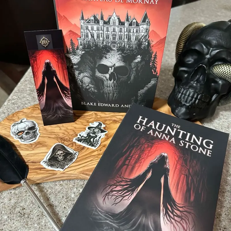 Two Book Bundle LIMITED Painted Edges Options BookTok Indie Award Nominees The Haunting of Chateau de Mornay & The Haunting of Anna Stone Paperbacks w