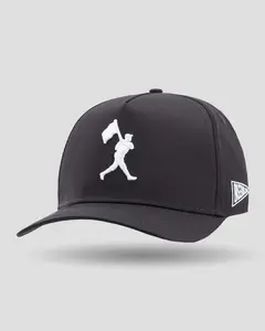 Flag Man Five Panel Cap - Black