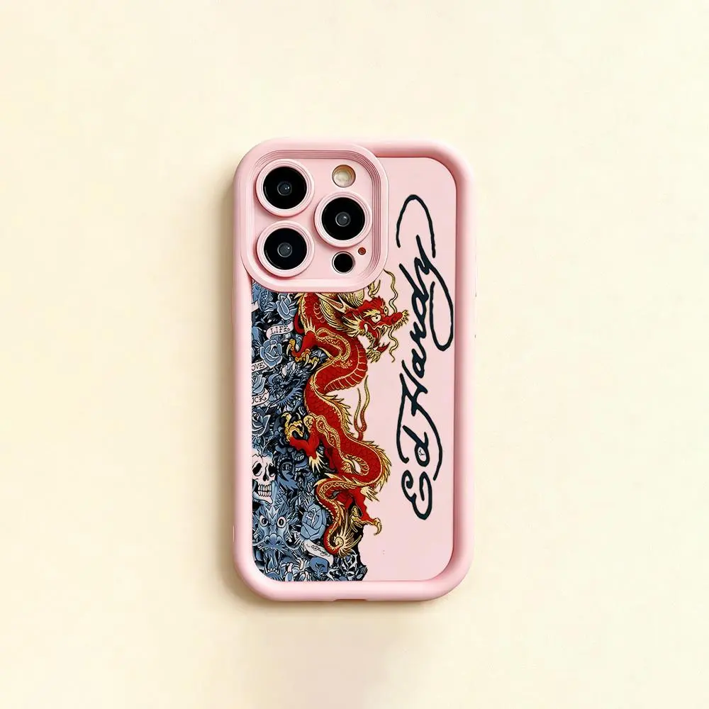 Vintage Dragon Skull Leopard Tattoo Shock-Proof Anti-Fall Phone Case Aesthetic Y2k Trendy Tiger Hardy Collage Phone Casefor iPhone 16/15/14/13/12/11/17 ProMax Plus for Samsung phones, suitable for both men and women, Perfec,Pumpkin,Drink,Pattern,Note11Pro