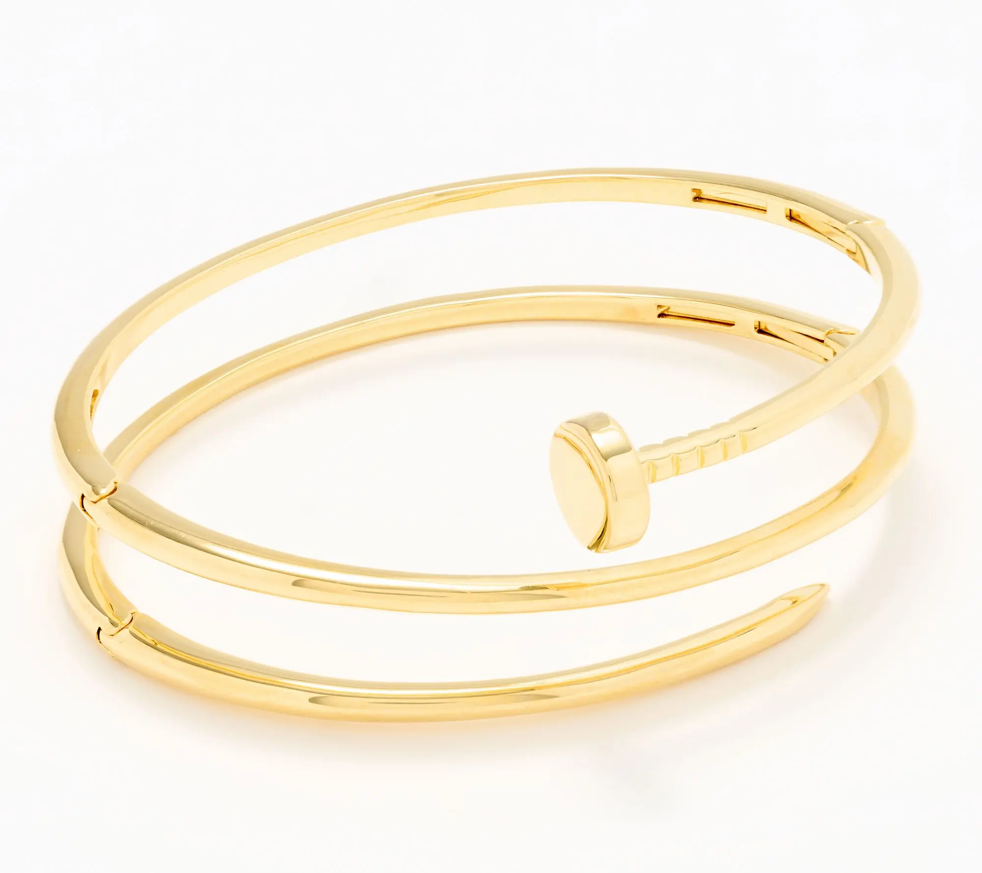 David Markstein Bronze Multi Hinge Nail Head Bangle David Markstein Bronze Multi Hinge Nail Head Bangle