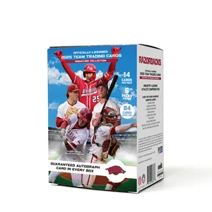 University of Arkansas 2025 Baseball Trading Cards - Platinum Box with Guaranteed Autograph