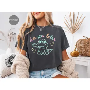 See You Later Alligator Teacher Shirt Last Day Of School Tee End Of Year Comfort Colors Teacher Tshirt Teacher Summer Gift Teacher Gift