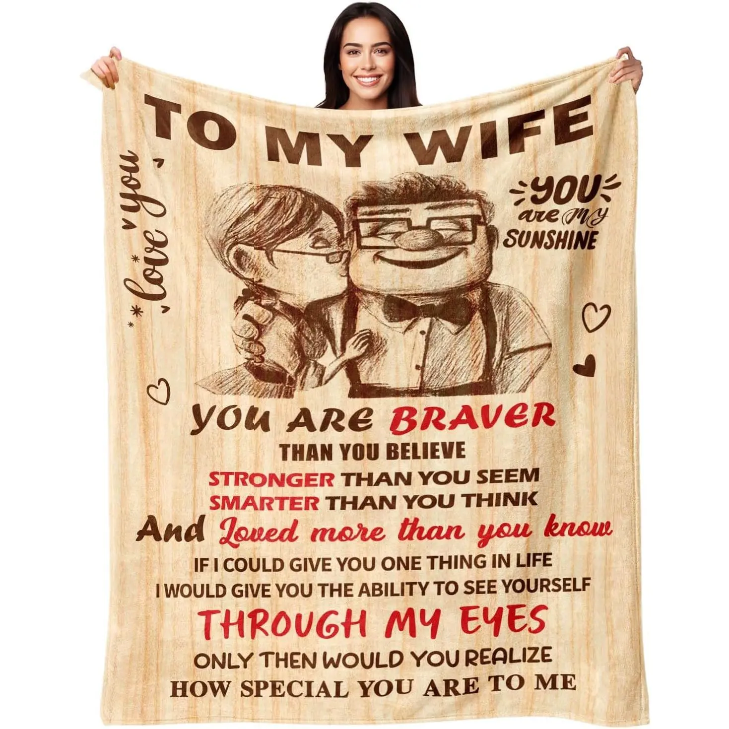 Retro Vintage Printed Slogan Flannel Blanket - 50x60 in, 280GSM Breathable Warm, Wrinkle-Resistant, Fade-Resistant, Durable, Machine Wash, Cute & Comfy, Cozy Vibes Feel Cosy Mother's Day Gift for Wife, Breathable Warm Blanket