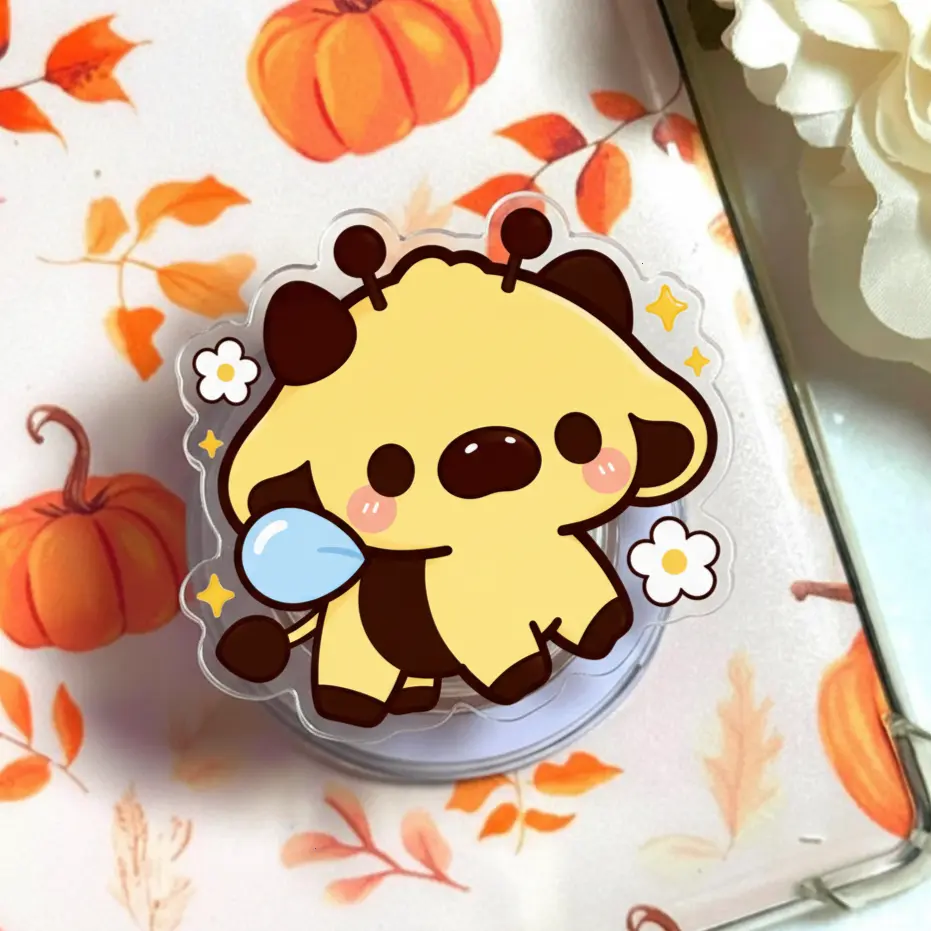 Cute Bee Cow MagSafe Phone Grip – Kawaii Animal Magnetic  Phone Accessory