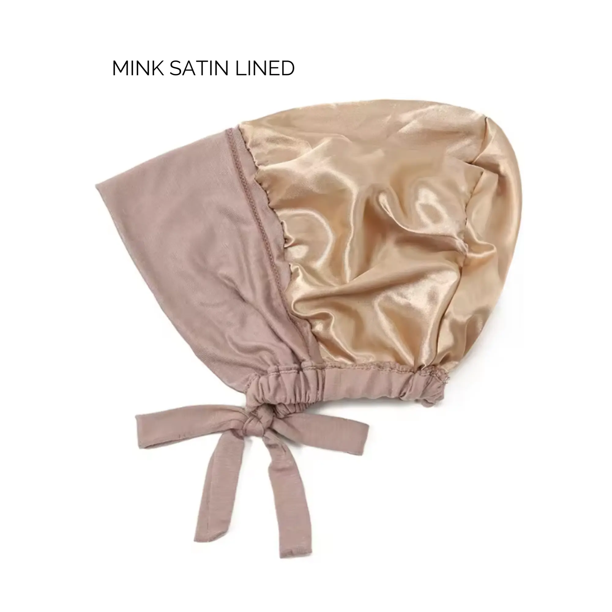 Mink Satin Bonnet Style Under Cap - Classic Design for Men and Women