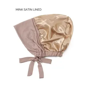 Mink Satin Bonnet Style Under Cap - Classic Design for Men and Women