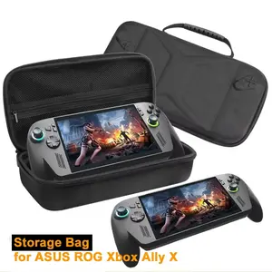 Rog Xbox Ally/x Storage Bag, Striped Fabric Organizer, Durable Design, Perfect for Gaming Accessories, Easy-To-Use Storage Solution