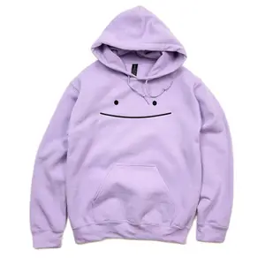 Ditto Character Embroidered Hoodie Unisex Pullover