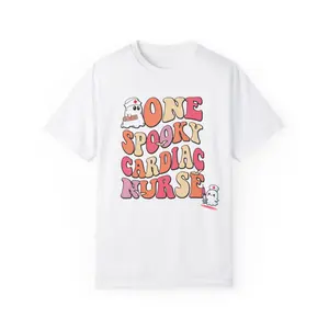 One Spooky Cardiac Nurse Halloween Unisex Tshirt comfortcolors sweatshirt