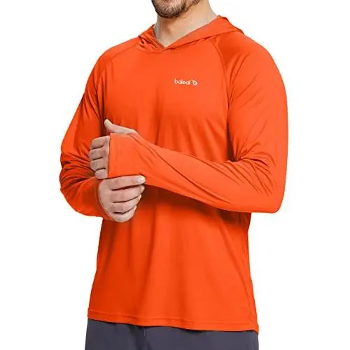 Men's UPF 50+ Sun Protection Hoodie Shirt - Long Sleeve UV SPF Rash Guard Lightweight Quick-Dry Fishing Swimming T-Shirts for Outdoor Activities Beach Surfing Hiking Comfortable Breathable Fabric Men's UPF 50+ Sun Protection Hoodie Shirt - Long Sleeve UV SPF Rash Guard Lightweight Quick-Dry Fishing Swimming T-Shirts for Outdoor Activities Beach Surfing Hiking Comfortable Breathable Fabric