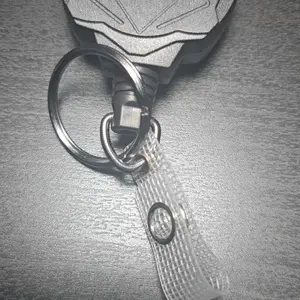 Retractable Heavy-Duty Badge Reel, 1/10 Sets Keychain Badge Reels with ID Card Holder, Portable Hard Plastic ID Holder for Students and Workers