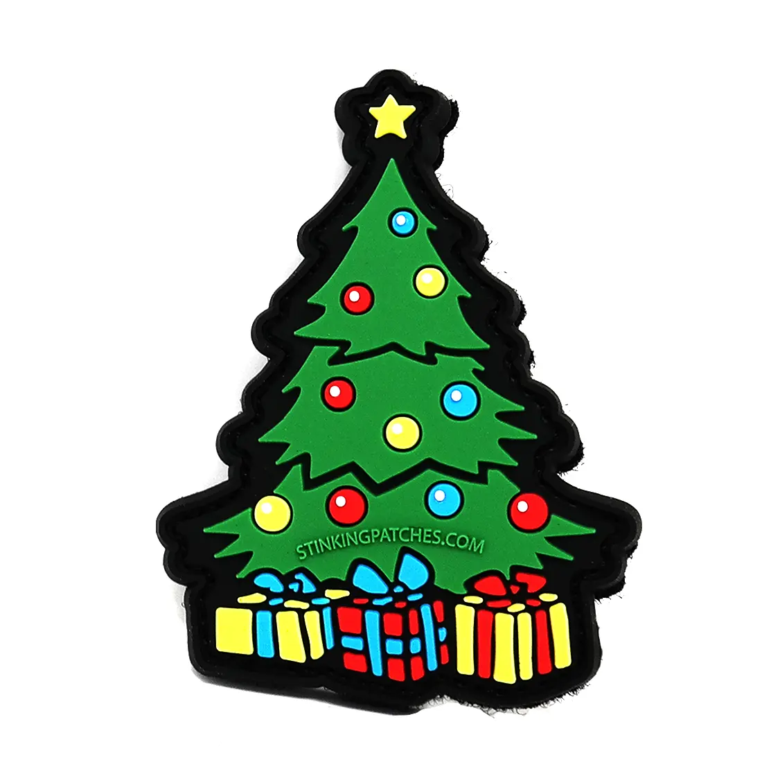 Stinking Patch Co. Christmas Tree PVC Hook and Loop Tactical Patch