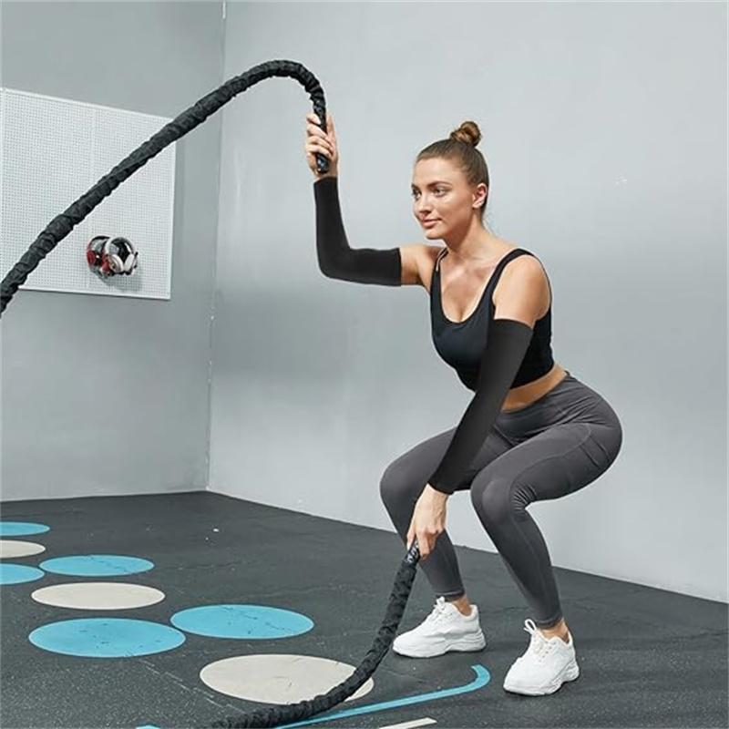 Fashion Outdoor Sports Arm Sleeves Sun Protection Ice Silk High Elasticity Breathable Comfortable for Driving Running Hiking Cycling