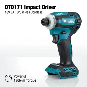 Makita DTD171 brushless impact drill nut-busting torque
