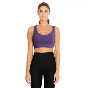 Geo Mesh Seamless Bra (Imperial Purple)