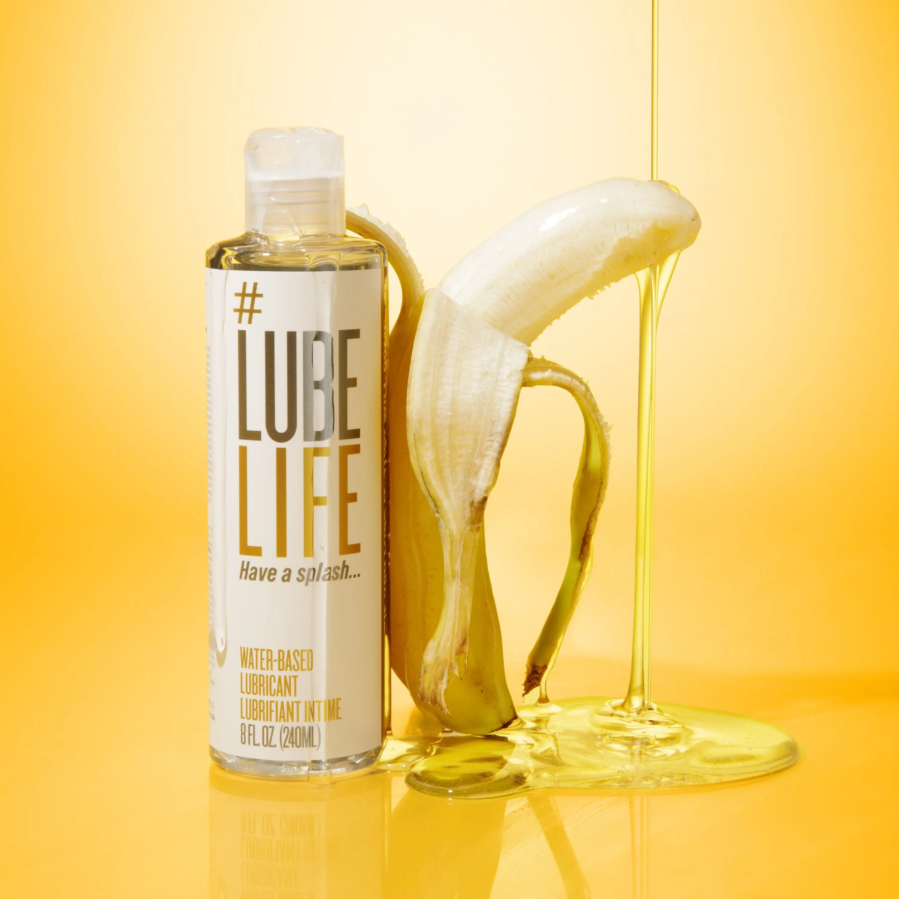LubeLife - Water-Based Personal Lubricant – Smooth, Non-Sticky & Condom Compatible Formula (8 oz / 240ml)