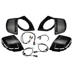 Hertz HD24H 6X9″ Saddlebag Speaker Cut In Kit with Wiring for 2024-Up Harley Davidson