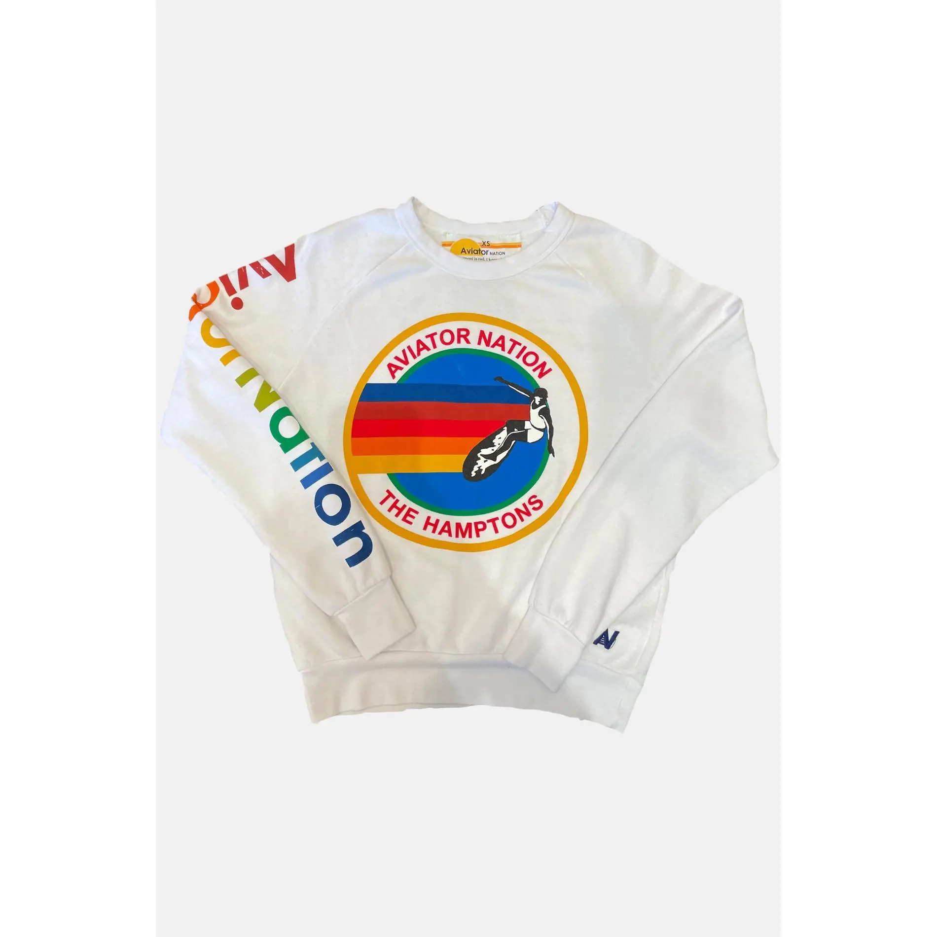Women's Hamptons Crew Sweatshirt White