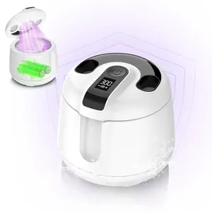 Ultrasonic Cleaner for Retainers & Dentures, Cordless 4000mAh Rechargeable Dental Pod, 48kHz Deep Clean for Aligners, Braces & Jewelry