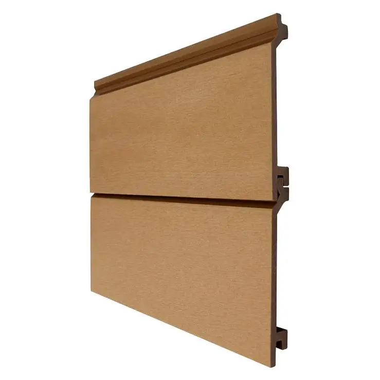 Driftwood Teak Exterior Shiplap Siding Boards – Wood Look Outdoor Wall Panels, Decorative Exterior Wall Cladding