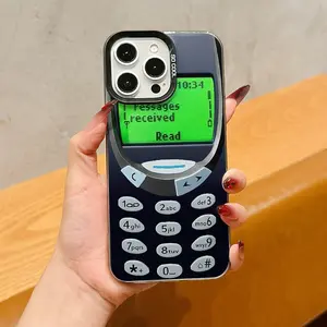 Anti-Drop Tpu Full Coverage Shockproof Case, Accessories for iPhone Models 6-16 Pro Max, Retro Design, Ideal Gift for Women & Teen Girls