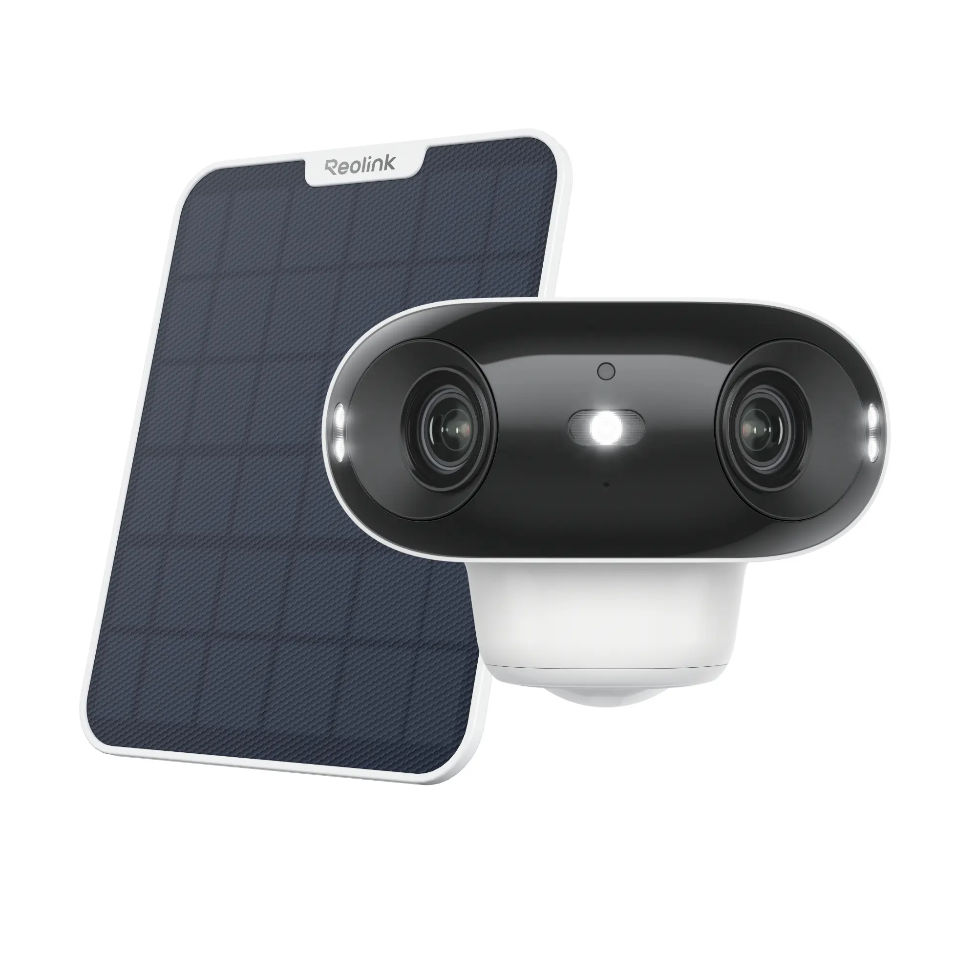 Reolink Argus 4 Pro 4K 8MP WiFi Solar Security Camera, Dual Lens, Full Color Night Vision, IP66 Weatherproof, AI Detection
