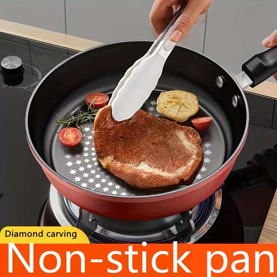 Smokeless Nonstick Flat Bottom Pan, Multi-Func Stir Fry Pan, Gas Induction Universal, High-Quality Modern Cookware Pots Pots Uncoated High-Purity Cast Iron