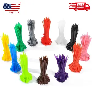1200 Pcs Mixed Colored Zip Ties, 4 Inch Multicolor