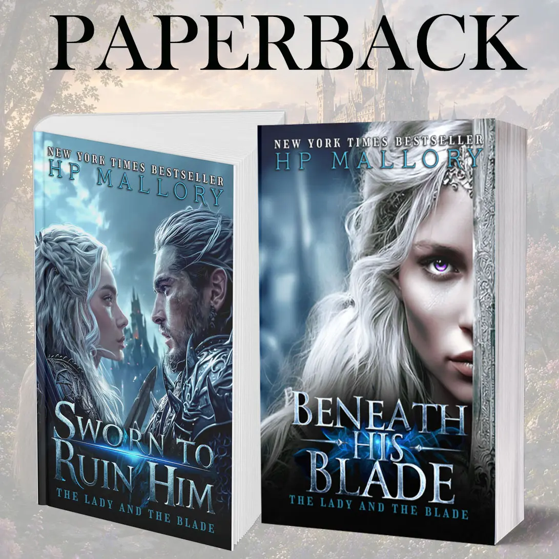PAPERBACKS of The Lady and The Blade: Signed Special Edition With Interior Images