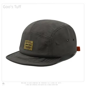 Soft Short Brim 5 Panel Camper Baseball Cap Y2K Workwear Quick Dry Breathable Lightweight Label Patch Adjustable Street Hat Unisex Summer Outdoor Travel Hat For Men Women