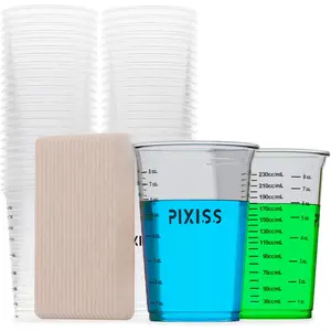 Disposable Epoxy  Mixing Cups with Measurements (20-Pack)  Mixing Cups for Epoxy , Epoxy Mixing Containers, Epoxy Cups For Epoxy Measuring Cups - 20  Mixing Sticks