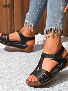 Women's Summer Casual Trendy Sandals 2026 New Arrival, Cross-Border Fashion Footwear, Comfortable & Stylish Design, Perfect for Daily Wear