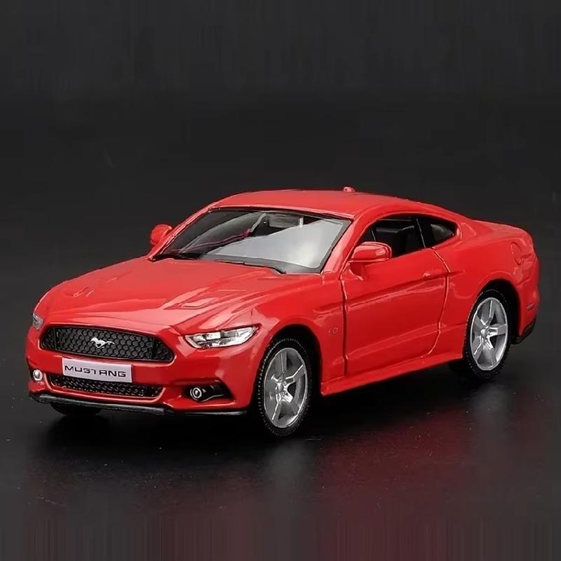 1:36 Mustang GT Toy Car Model Replica Scale Generic Metal Diecast Miniature Art Vehicle Figure Collection Xmas Gift Boy Toy