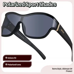 Fit Over Glasses Oversized Polarized Sports Sunglasses for Women Men Trendy Retro Sun Glasses UV400 Protection Y2K Fashion Lightweight Comfort