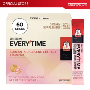 JUNG KWAN JANG Everytime Grapefruit 60 days immunity booster Korean Red Ginseng Extract(60 Sticks)